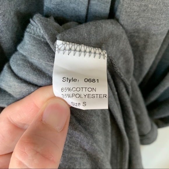 Pink Martini Grey Strapless Maxi Dress Size S - Picture 3 of 6